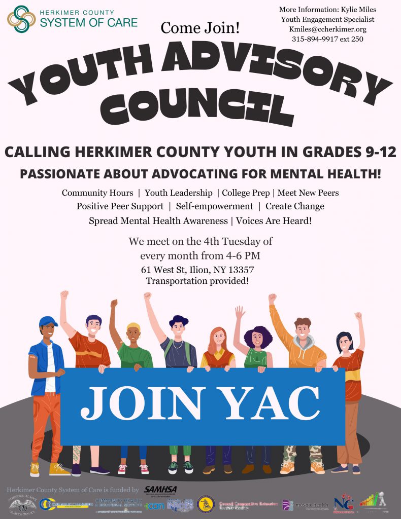 Youth Advisory Council flier
