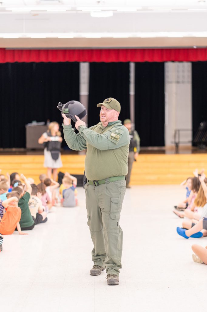 Sgt. Sitterly at assembly