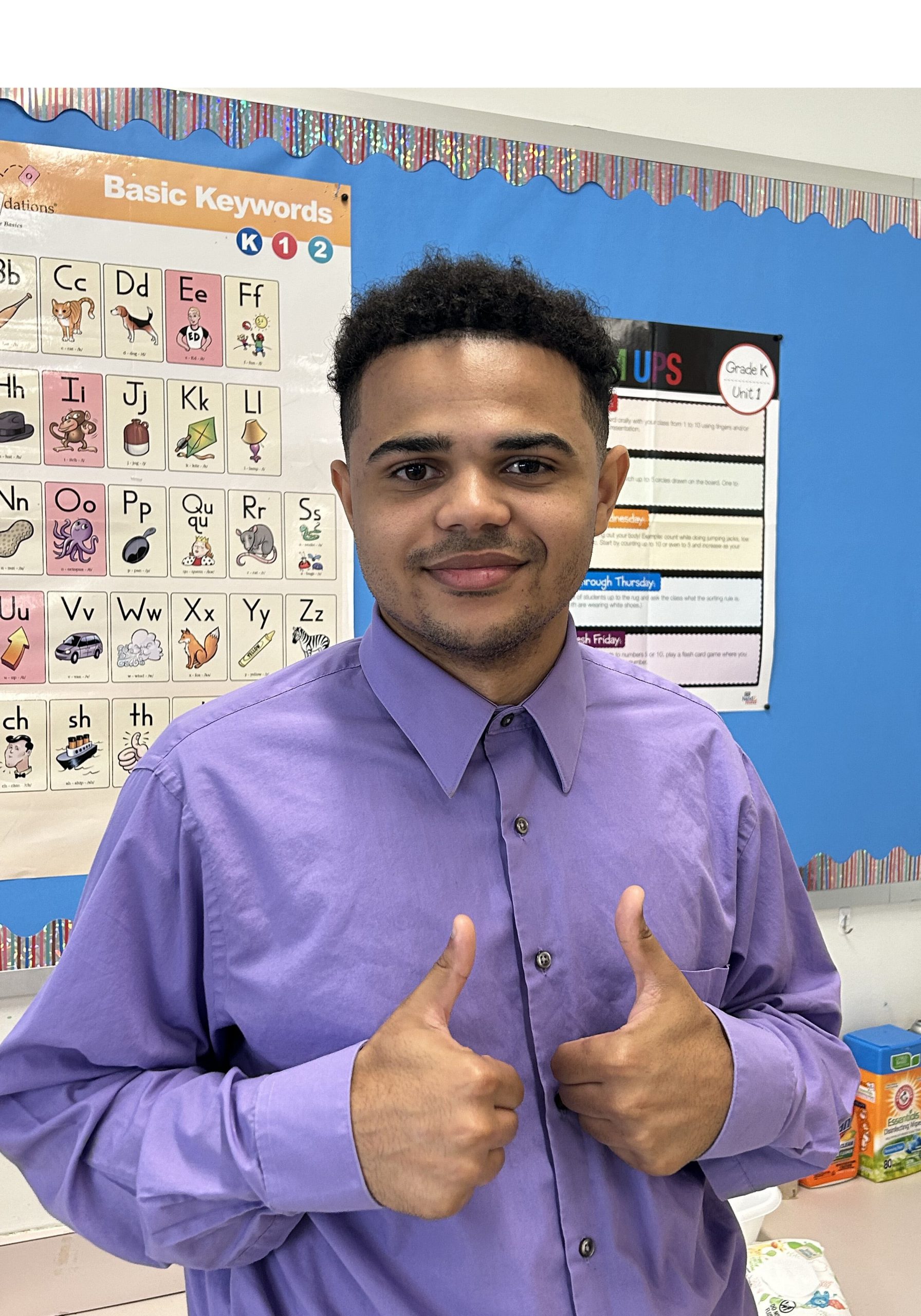 Kindergarten teacher Antonio McKoy