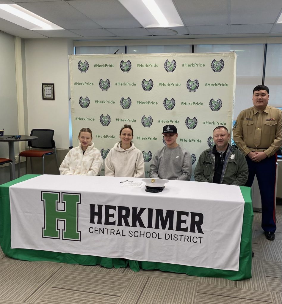 Student Jack Kozma and his family and Staff Sgt. Nakatsukasa 