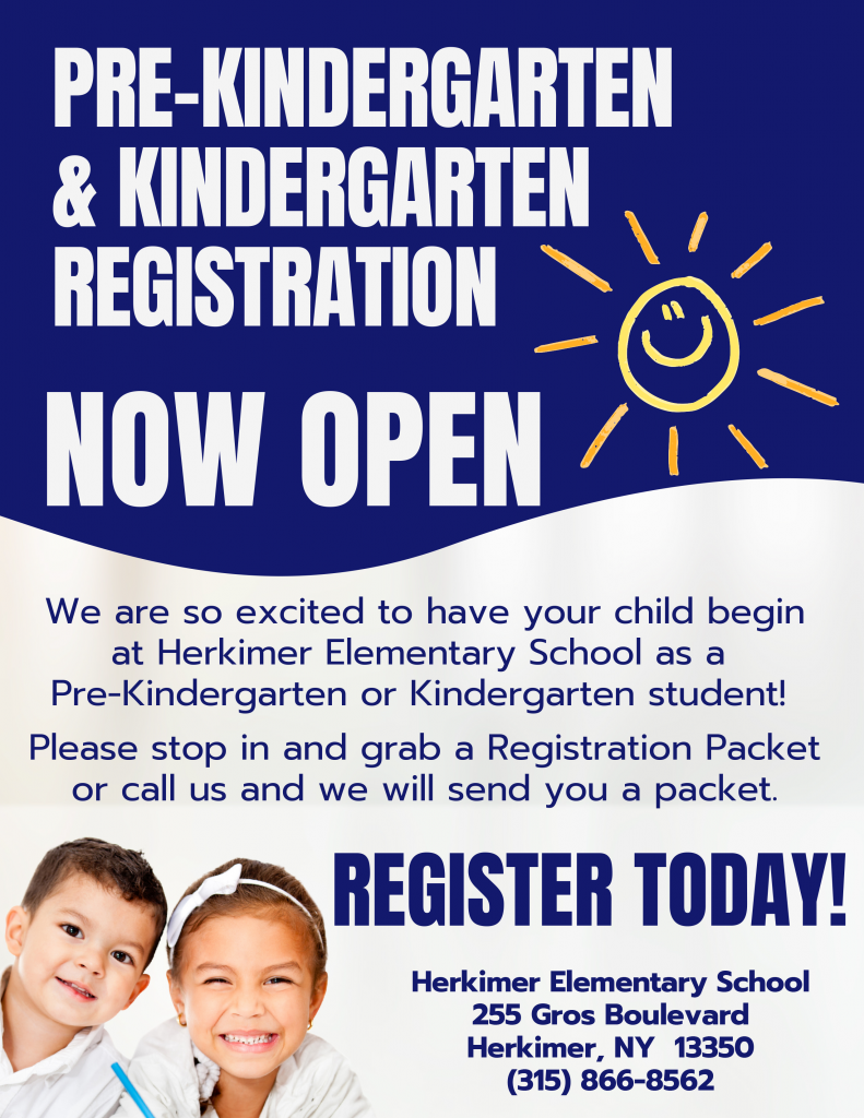 PreK and kindergarten registration brochure